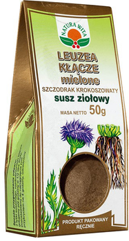 Herbata Natura Wita Leuzea Kłącze Mielone 50g (5902194540506)