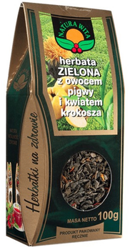 Зелений чай Natura Wita з айвою та сафлором 100 г (5902194540643)