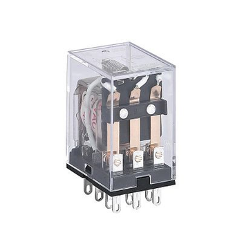 Проміжне реле 5A 2к 24V AC JZX-22F(D) з індикатором [285446] CHINT