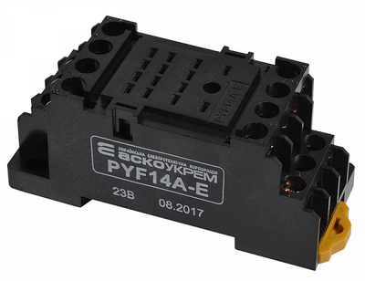 Колодка 3А 4к 220V AC МY4 для проміжного реле [A0090020005] PYF14A-E АСКО