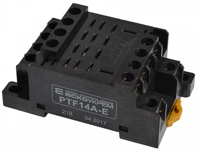 Колодка 10А 4к 220V AC LY4 для проміжного реле [A0090060003] PTF14A-E АСКО