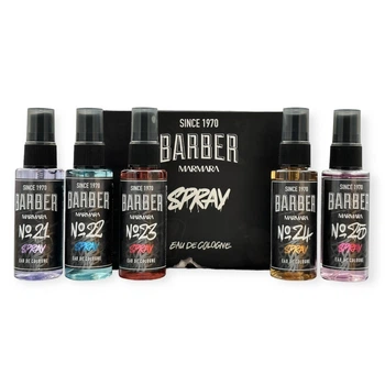 Набор одеколонов Marmara Barber Graffiti Eau De Cologne Spray - 5 х 50мл