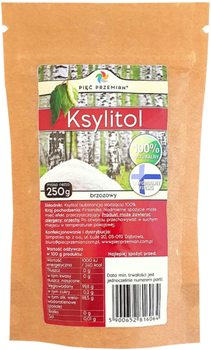 Zamiennik cukru Pięć Przemian Ksylitol 250 g (5900652816064)