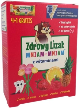 Zdrowy Lizak Starpharma Mniam Mniam Z Witamin 4+1 (5906874986561)