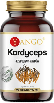Дієтична добавка Yango Cordyceps 90 капсул зміцнює імунітет (5903796650549)