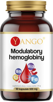 Suplement diety Yango Modulatory Hemoglobiny 90 kapsułek mocna krew (5904194060411)