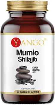 Дієтична добавка Yango Mumio Shilajit Extract 90 капсул опору (5905279845893)