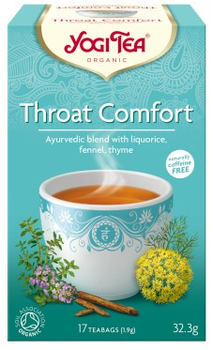 Herbata Yogi Tea Throat Comfort Bio 17x1.9 g (4012824402515)