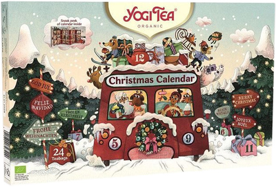 Чайний адвент календар Yogi Tea Advent Calendar 24 чаї (4012824723429)