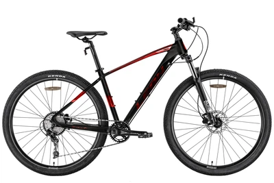 Горный Велосипед 29" Leon TN-60 AM Hydraulic lock out HDD 2022 черный с красным