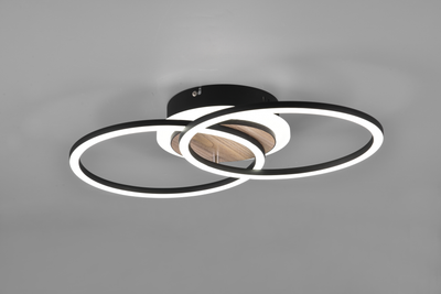 Люстра LED светодиодная потолочная Reality с пультом управления GIRO 25W 3000lm 2700 - 6000K (R62783635) на кухню, для спальни, для гостиной