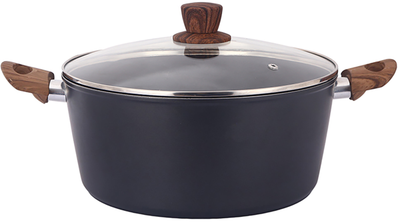 Каструля Bravo Chef класична, 3.2 л, з кришкою, 22 см (BC-2101-22)