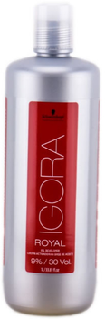 Emulsja aktywująca do włosów Schwarzkopf Igora Royal Color and Care Developer 9% 30 Vol 1000 ml (4045787183092)