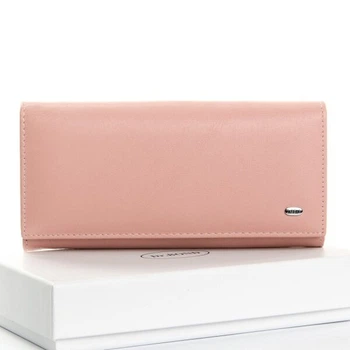 Женский большой кошелек Classic кожа DR. BOND W1-V-2 pink