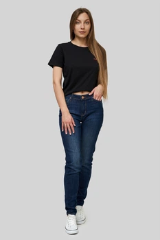 Джинси Lee Sallie Relaxed Slim Tapered (L30KAUPD) Темно-синій 26-33