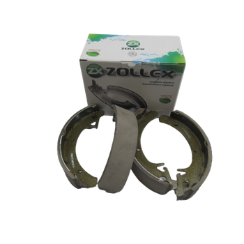 Колодки гальмівні задні ZOLLEX ВАЗ 2108, 2109, 21099, 2110, 2111, 2112, 2113, 2114, 2115, без ABS, комплект 4шт (30393)