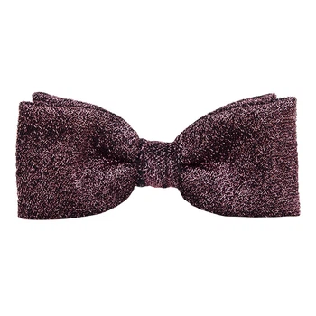 Бабочка Bow Tie House праздничная розовая с люрексом 10284