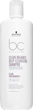Шампунь Schwarzkopf Bc Clean Balance Deep Cleansing Shampoo 250 мл (4045787728897)