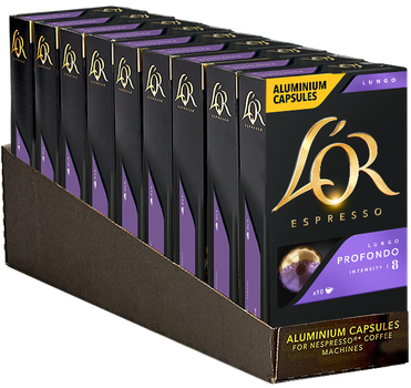 Кофе в капсулах Nespresso L`OR Lungo Profondo 100 шт