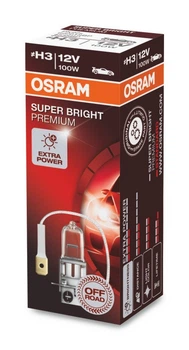 Автолампа H3 Super Bright 12V 100W PK22s - 1шт, (62201SBP)