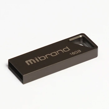 USB флеш-накопитель флешка Flash Mibrand USB 2.0 Stingray 16Gb Grey