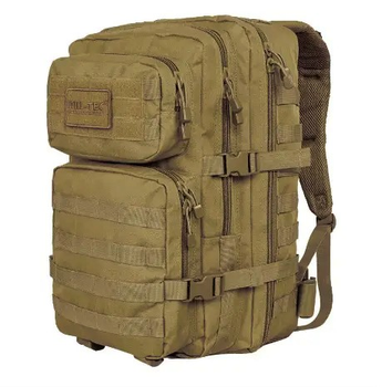 Тактичний рюкзак MIL-TEC Tactical Assault 36 літрів штурмовий рюкзак Койот