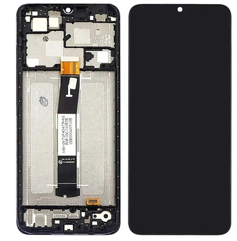 Дисплей Xiaomi Redmi 12C, Redmi 11A, Poco C55 с сенсором и рамкой, черный