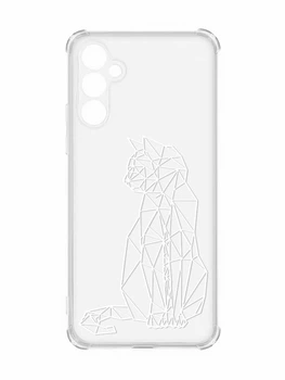 Чохол із потовщеними кутами на Samsung Galaxy A54 5G/A546 :: Котик (принт 125)