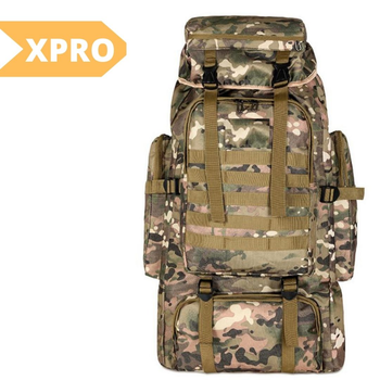 Тактичний рюкзак XPRO на 80 л Армійський рюкзак КАМУФЛЯЖ Джунглі Jungle (GR-171_1070)