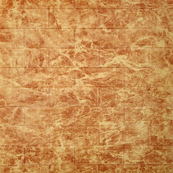 Декоративная 3D панель Sticker Wall самоклейка под кирпич DEEP RED 700х770х5мм 066 SW-00000169