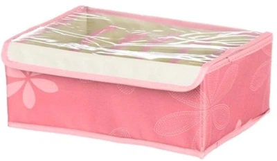 Коробка-органайзер Stenson для білизни 30 х 23 х 11 см Рожевий (R17465 pink)