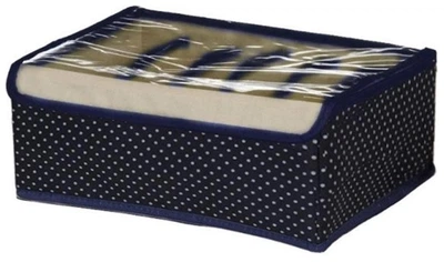 Коробка-органайзер Stenson для білизни 30 х 23 х 11 см Синій (R17465 blue)