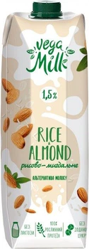 Рослинне молоко Vega Milk Рисово-мигдальне 950мл