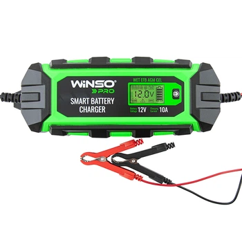 Зарядное устройство АКБ Winso Pro 12V, 10A LCD 139520