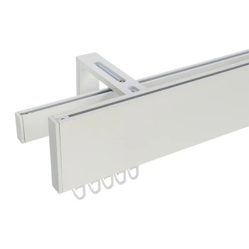 Карниз Marcin Dekor Top Line + Square line двойной 160 см Белый (кронштейн скрытый 18 см)
