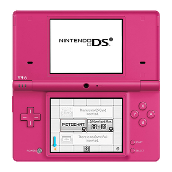Консоль Nintendo DS i Модифікована 1GB Dark Pink + 10 Вбудованих Ігор Б/У
