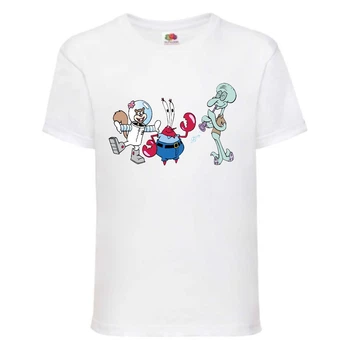 Футболка Спанч Боб 37 (Sponge Bob) біла 164 см