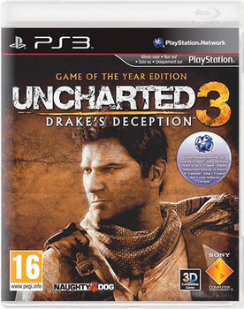 Игра Sony PlayStation 3 Uncharted 3 Drake's Deception Game of the Year Edition Русская Озвучка Б/У