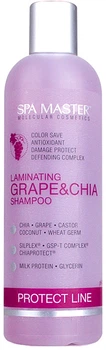 Ламинирующий шампунь для защиты волос с виноградом и чиа Spa Master Laminating Grape & Chia Shampoo 330ml (861969-789108-2)