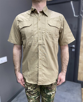 Армейская тенниска Yakeda, Койот, рубашка с коротким рукавом, размер М
