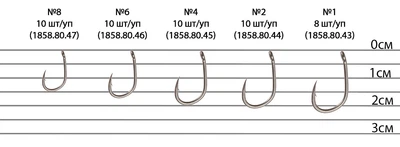 Гачок Brain Sting Classic Wide Gape #4 (10 шт / уп) (185451) 1858.80.50