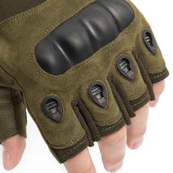 Перчатки без пальцев штурмовые тактические мужские XL