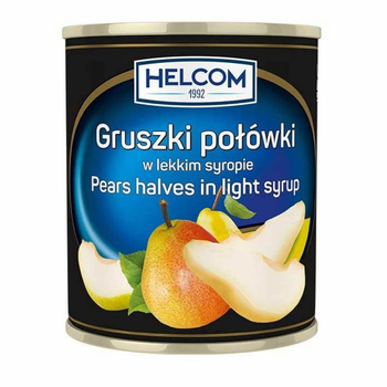 Груши в сиропе консервированные половинками Helcom 820 г 000000205