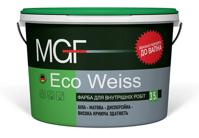 Фарба MGF M1 Eco Weiss 3,5 кг