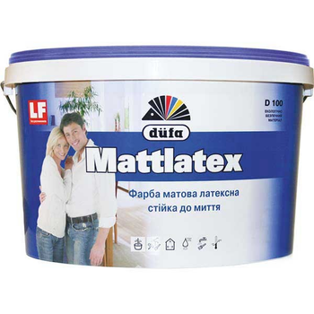 Фарба DUFA Mattlatex D100 Латексна матова 7 кг