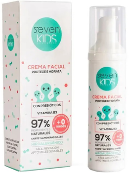 Krem do twarzy dla dzieci Seven Kids Probiotyk Witamina B3 50 ml (8436585486656)