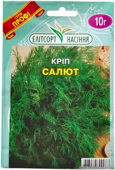 Семена укропа кустового Салют 10 г позднеспелый Элитсортсемена
