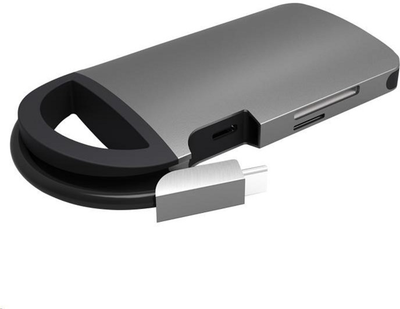 Hub USB-C Umax U-Connect Type-C Multiport H7 (8595142717609)