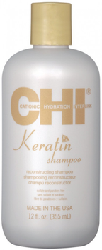 CHI Keratin szampon do włosów zniszczonych 355 ml (0633911728857)