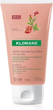 Бальзам Klorane з екстрактом граната для посилення кольору фарбованого волосся 150 мл (3282779039482)